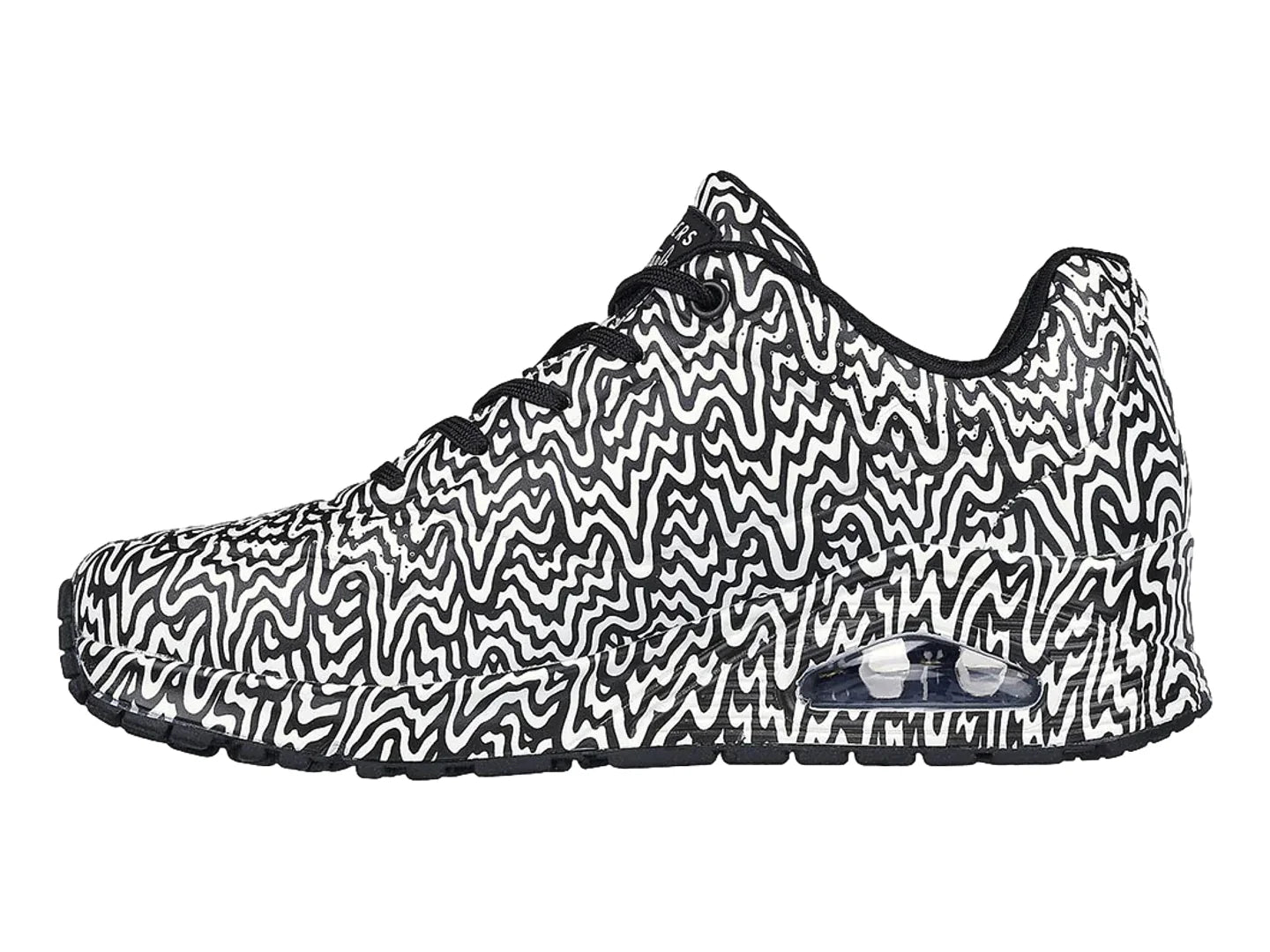 Tenis Skechers One Negro y Blanco para Mujer