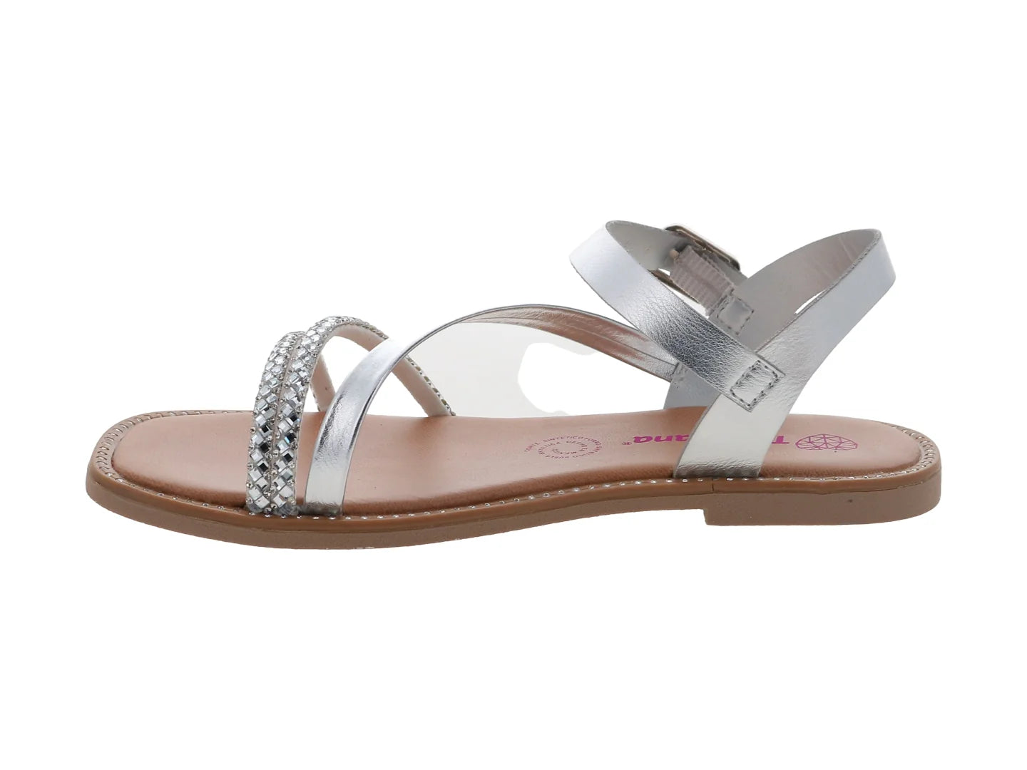 Sandalias Tropicana Color Plata para Niña