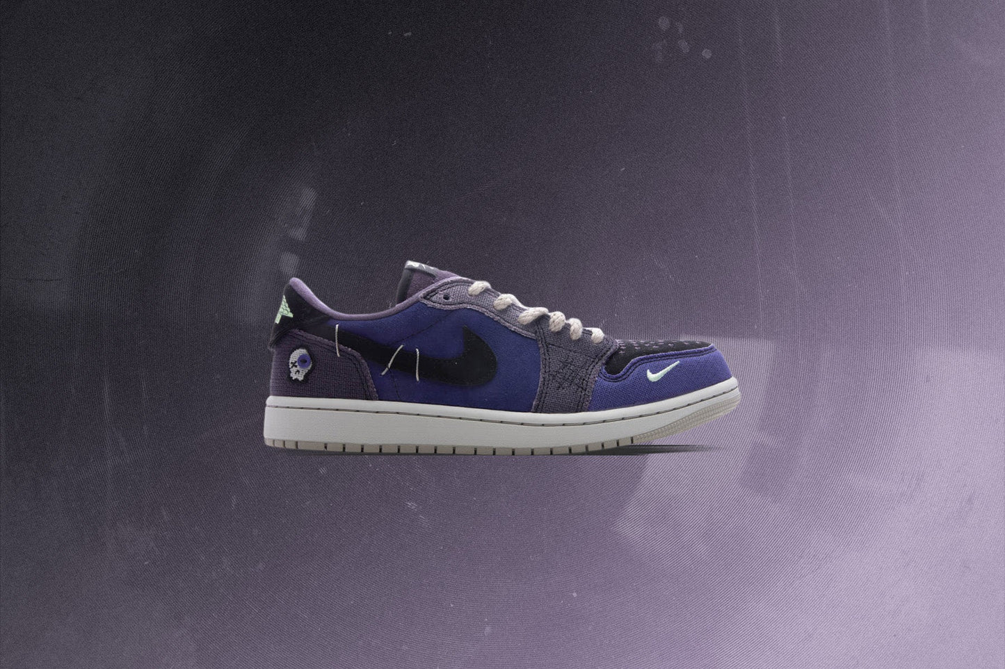 Air Jordan 1 Retro Low OG x Zion Williamson Voodoo Alternate Regency Purple Vapor Green Dark Raisin