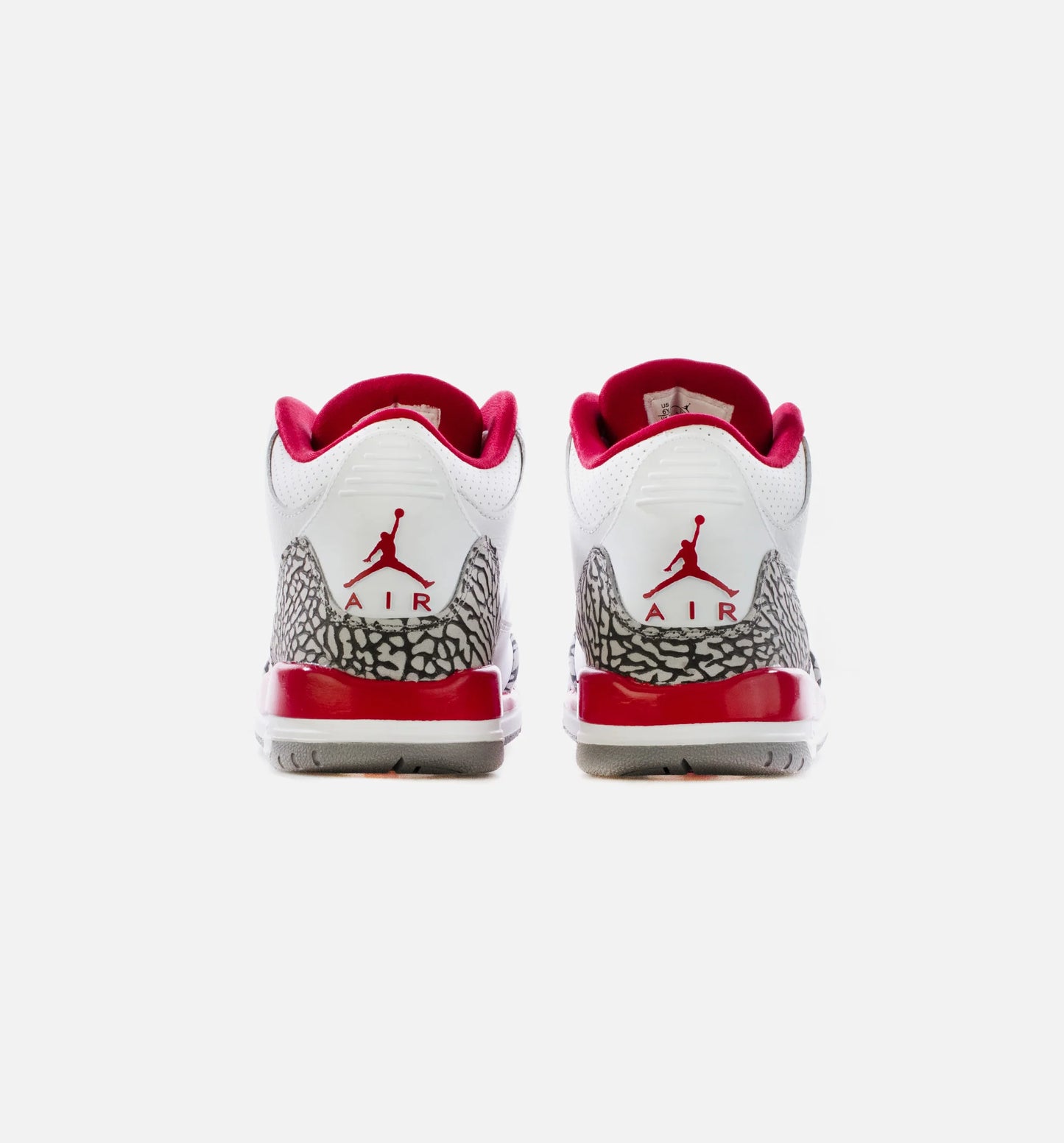 Air Jordan 3 Retro Cardinal Red Grade School Lifestyle Shoe White Light Curry Cardinal Red Limit One Per Customer