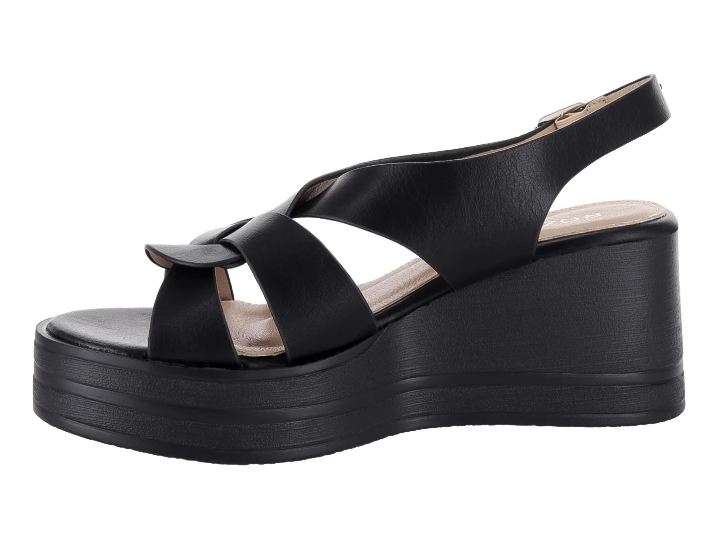 Sandalias ROZE Plataforma Negro para Mujer
