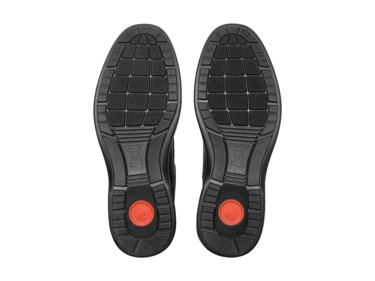 Botas Flexi de Cuero Negro para Hombre