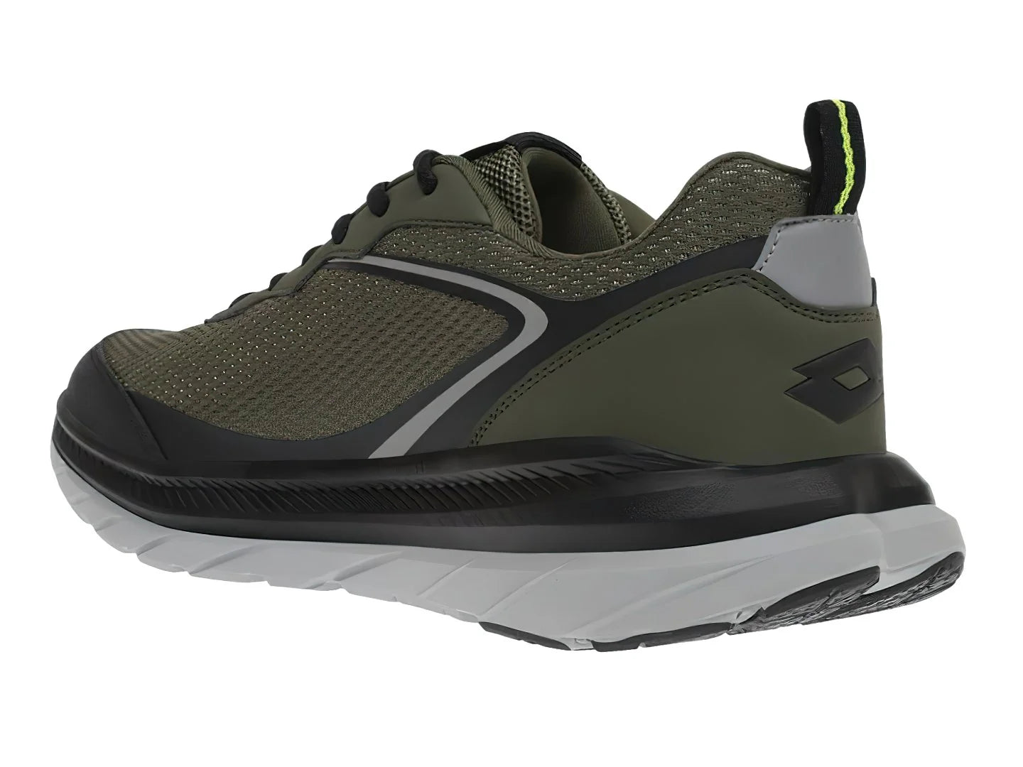Tenis Lotto Lothar Color Oliva y Negro para Hombre