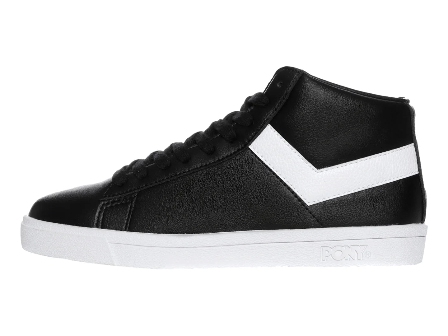 Tenis PONY Top Star HI Negro con Blanco para Hombre