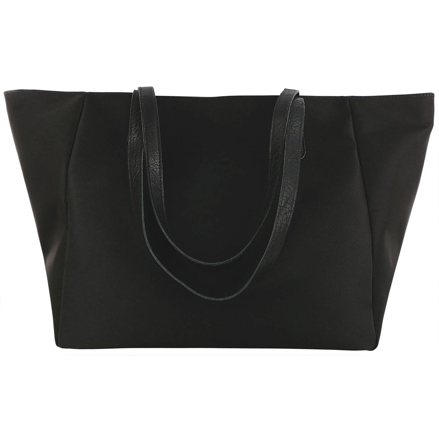 Faye DLX Tote Handbag in Black/Bison