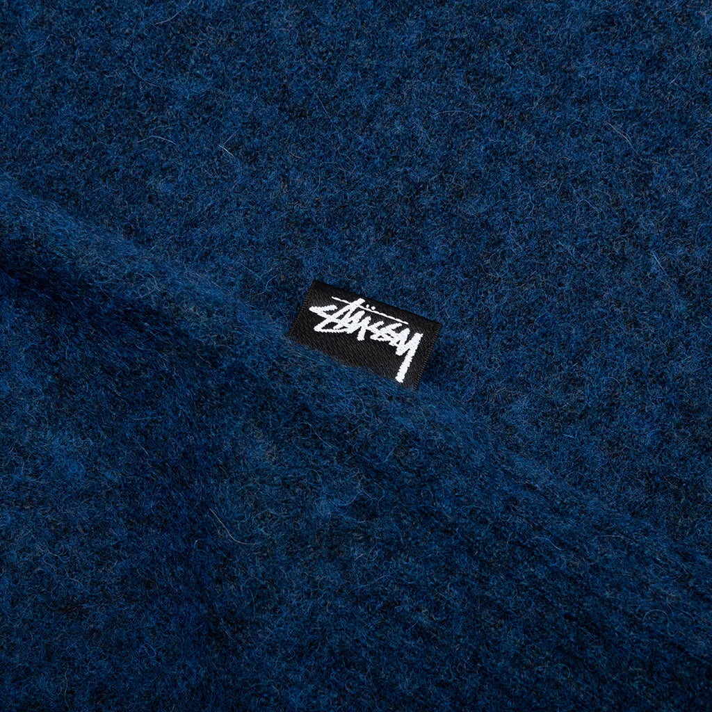 Brushed Cardigan Blue