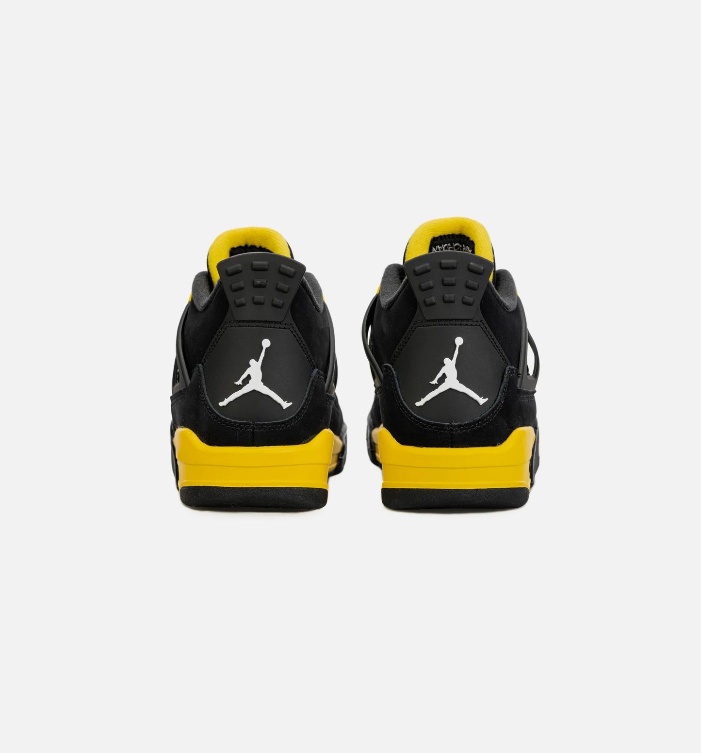 Air Jordan 4 Retro Thunder Grade School Lifestyle Shoe Black Yellow Free Shipping