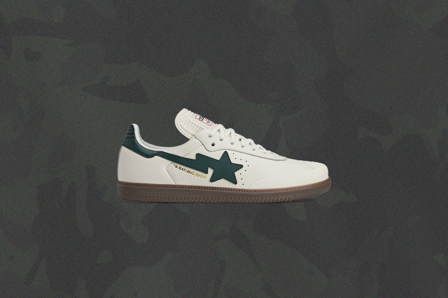 Adidas x BAPE Samba Off White Shadow Green Gum