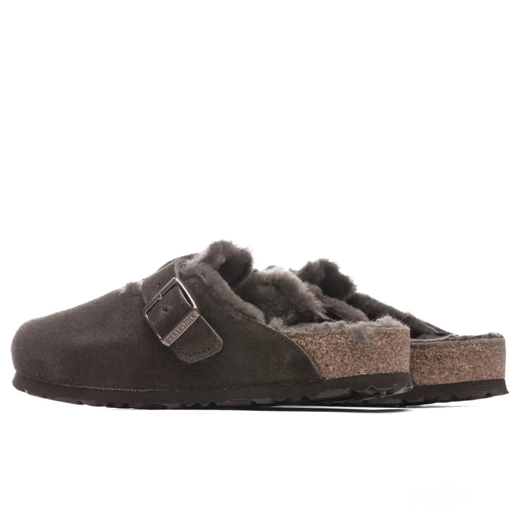 Wide Boston Shearling Mocha