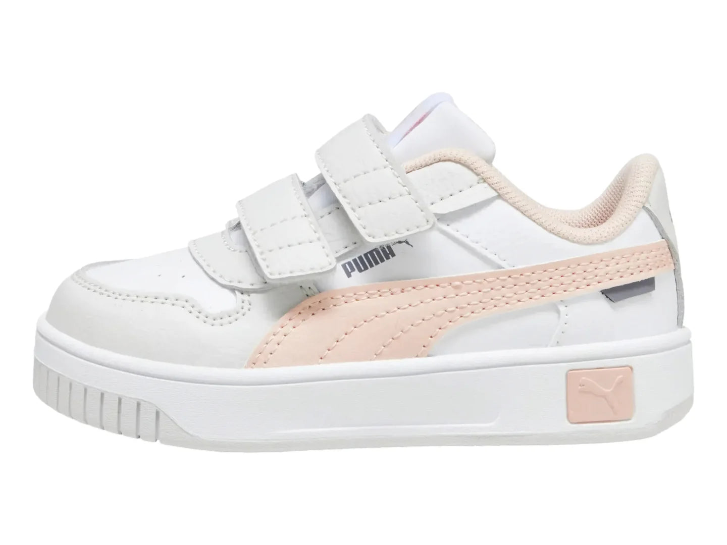 Tenis PUMA Carina Street V Blanco y Rosa para Niña