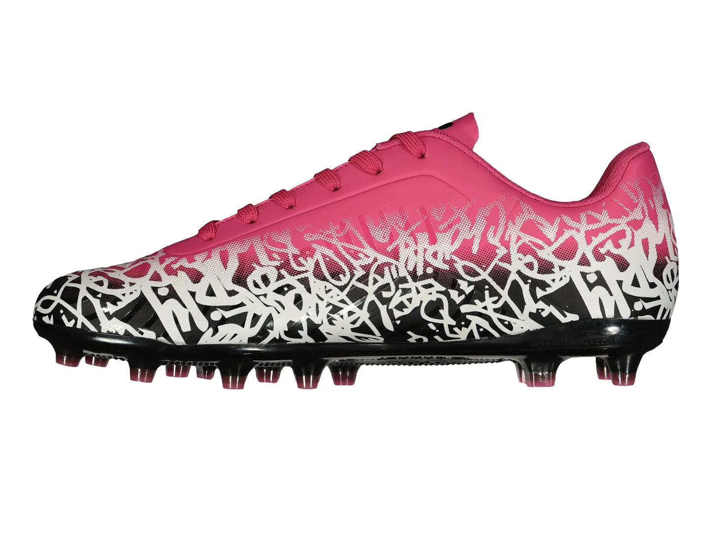 Tenis de Fútbol Charly Rosa y Negro para Hombre