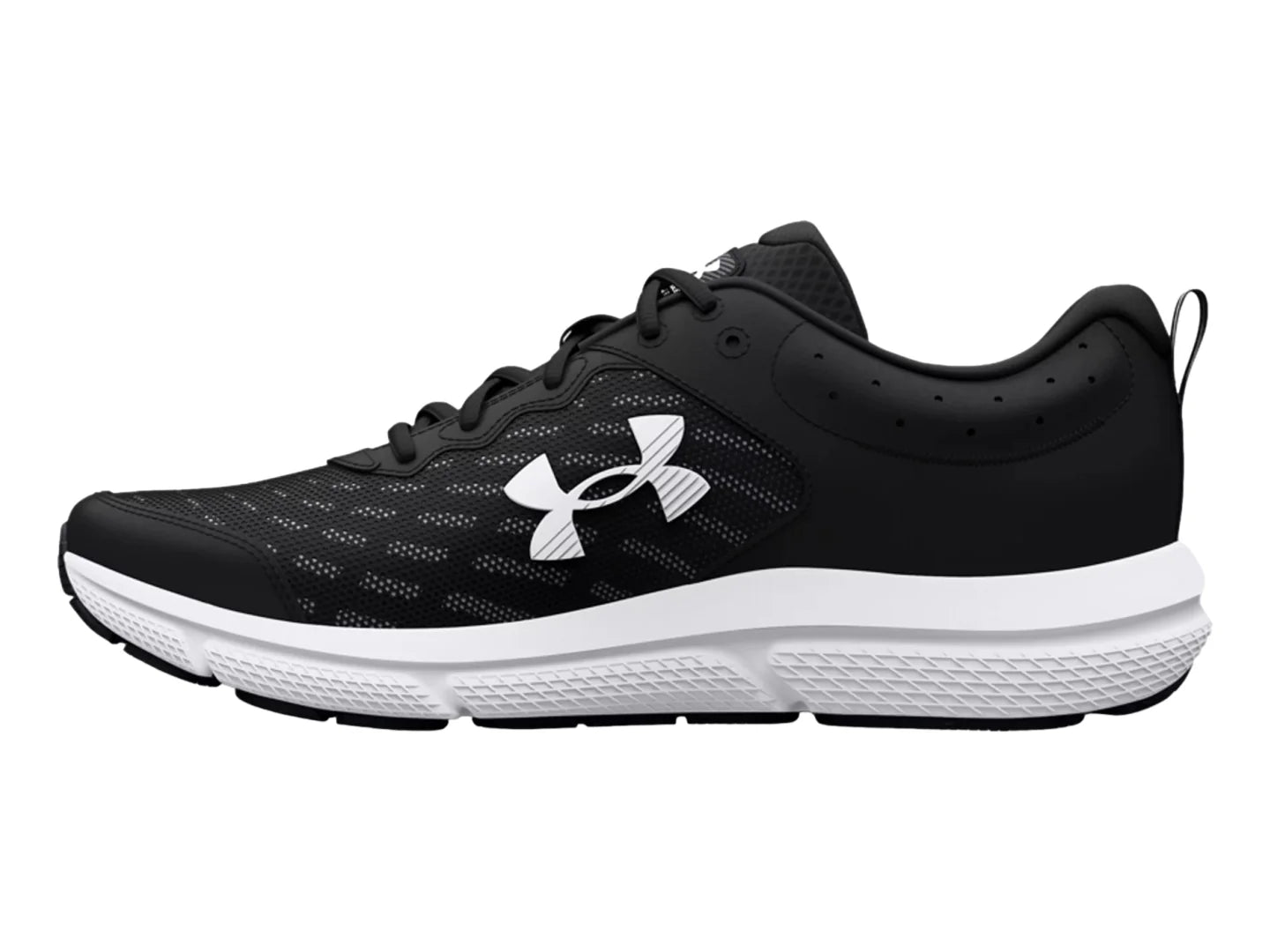 Tenis Under Armour Charged Assert 10 Negro y Blanco para Hombre