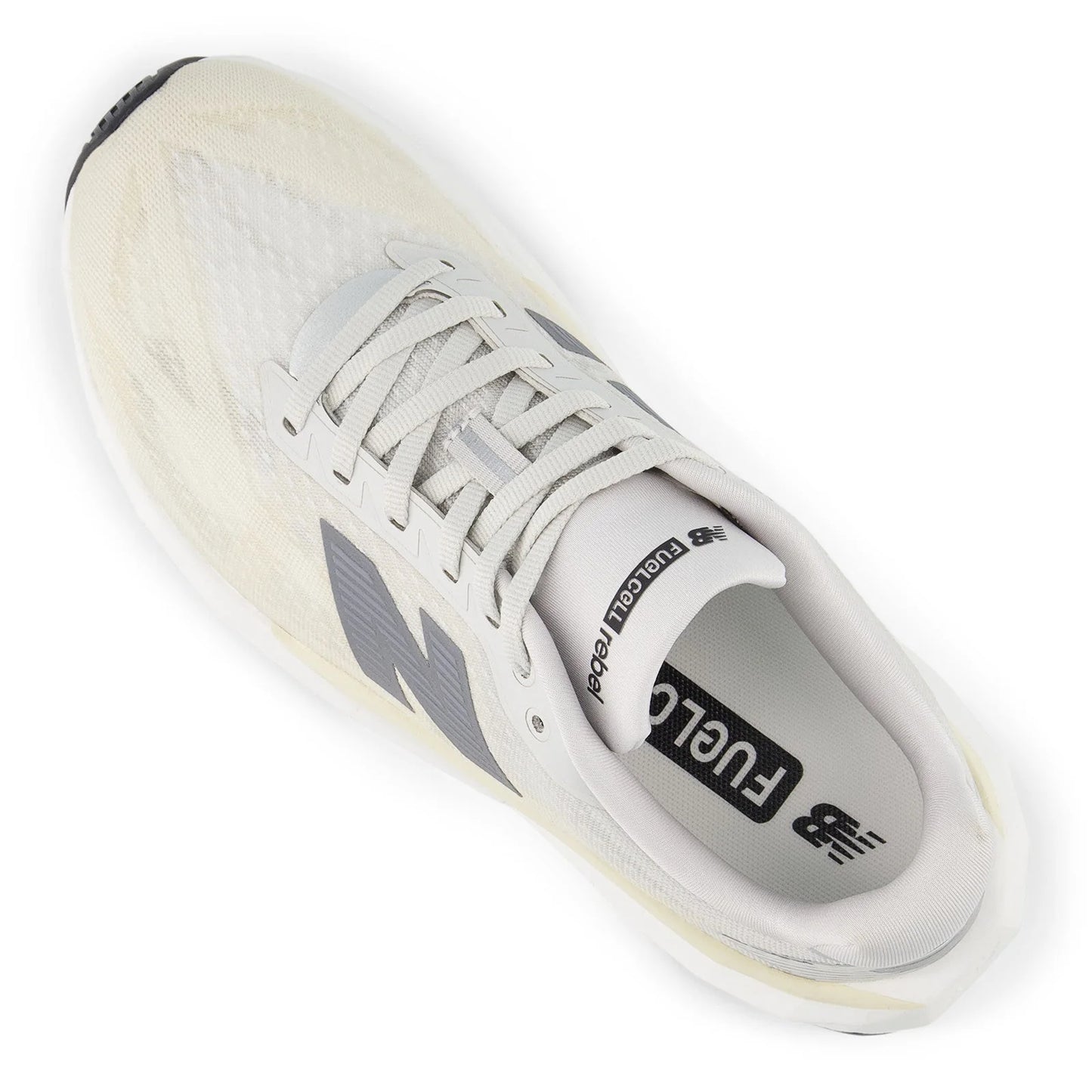 Women's FuelCell Rebel v5 in Linen with Grey Matter and White