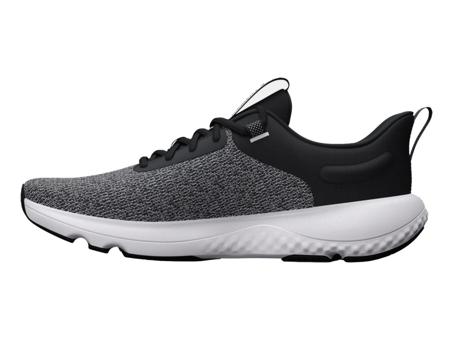 Tenis Under Armour Charged Revitalize Negro y Blanco para Hombre