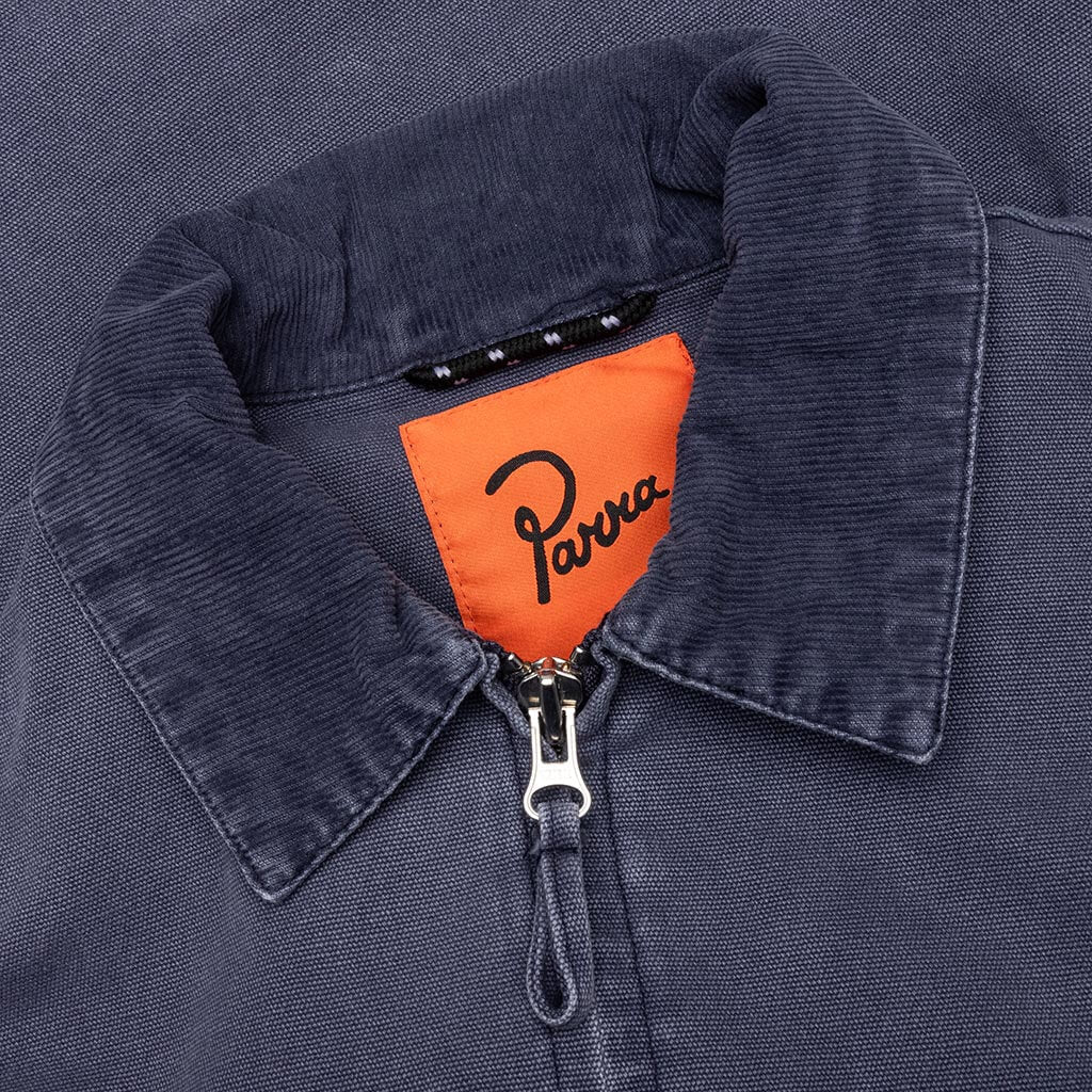 Twilled Bird Wheel Jacket Washed Blue