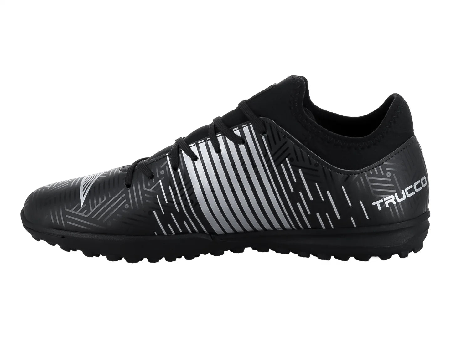 Tenis de Fútbol Leon Trucco Negro Plata para Hombre