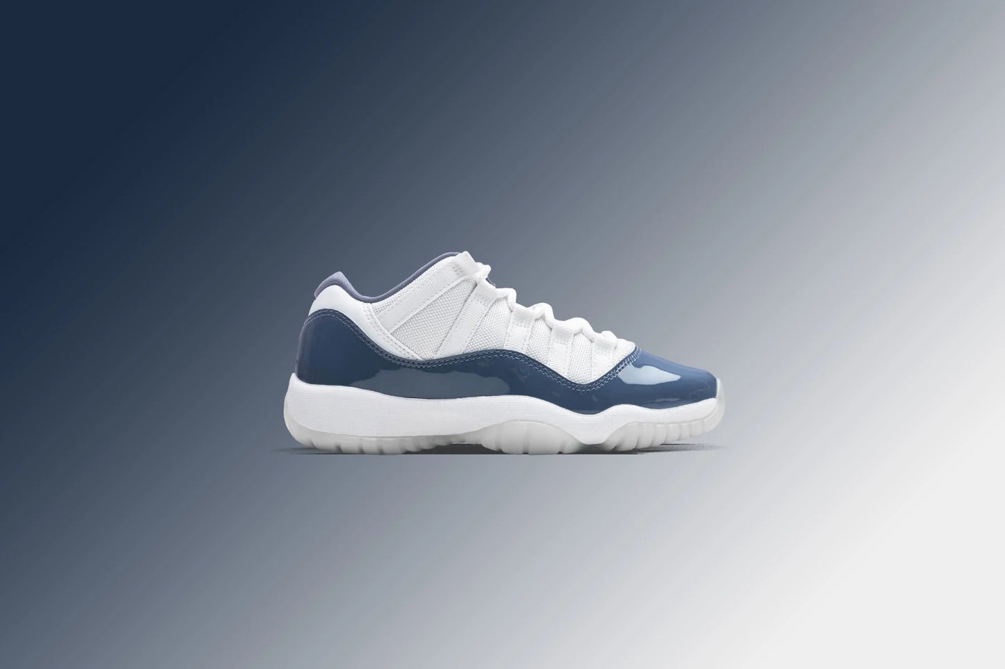 Air Jordan 11 Retro Low GS White Midnight Navy Diffused Blue