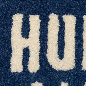 Heart Rug Small Navy