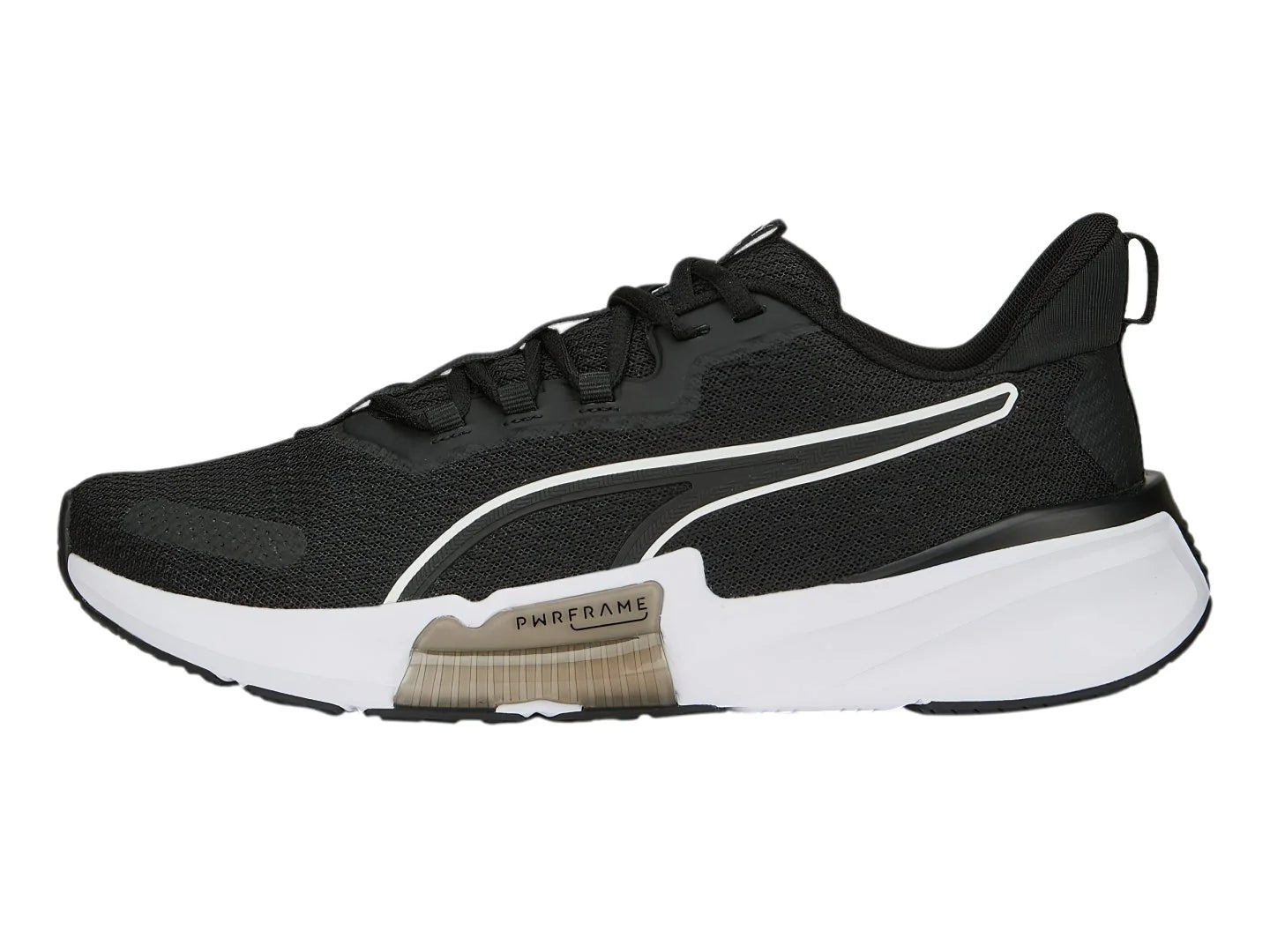 Tenis PUMA PWRFRAME TR 2 Negro y Blanco para Hombre