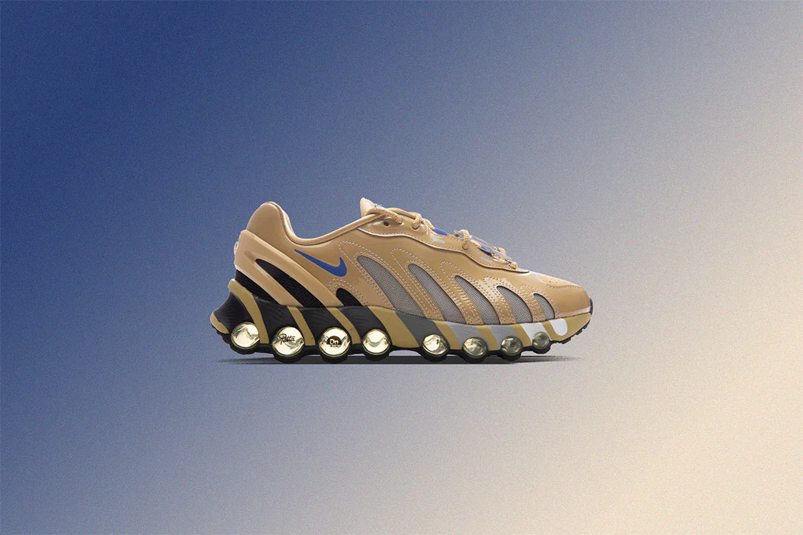 Nike x Patta Air Max Dn8 Club Gold Game Royal Metallic Silver