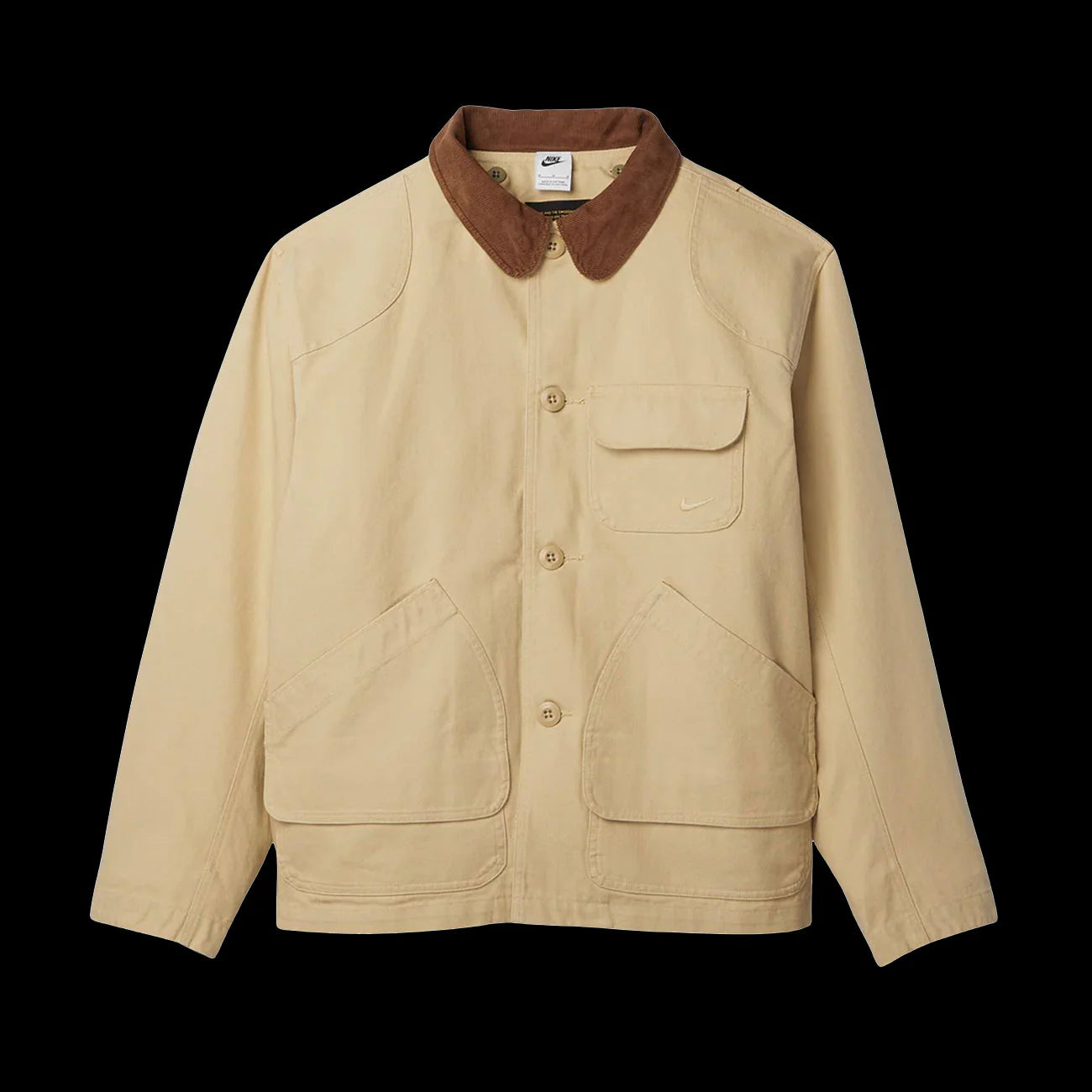 Nike Life Flannel Lined Barn Coat Sesame Sesame