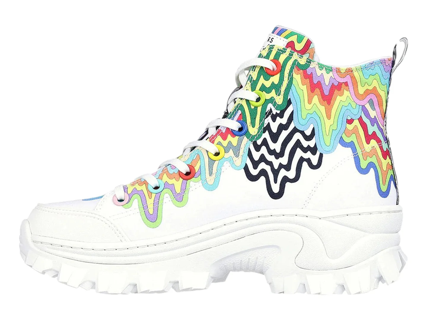 Tenis Skechers Street Jen Stark Blanco Multicolor para Mujer