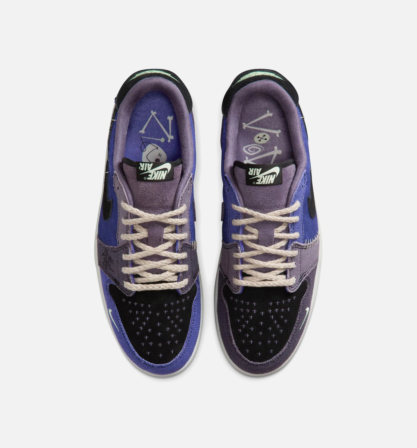 Air Jordan 1 Low OG Regency Purple and Dark Raisin Mens Lifestyle Shoe Regency Purple Vapor Green Black Dark Raisin Daybreak Light Silver
