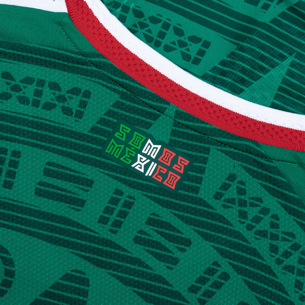 Mexico 26 Home Authentic Jersey Green