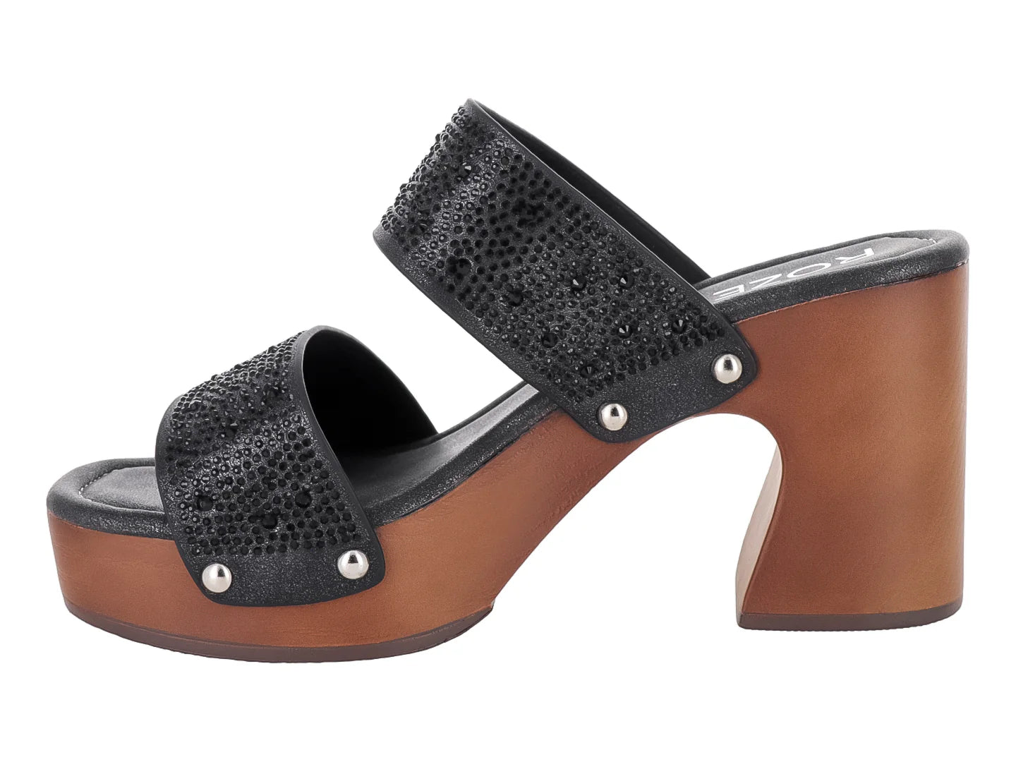 Sandalias ROZE Negro para Mujer
