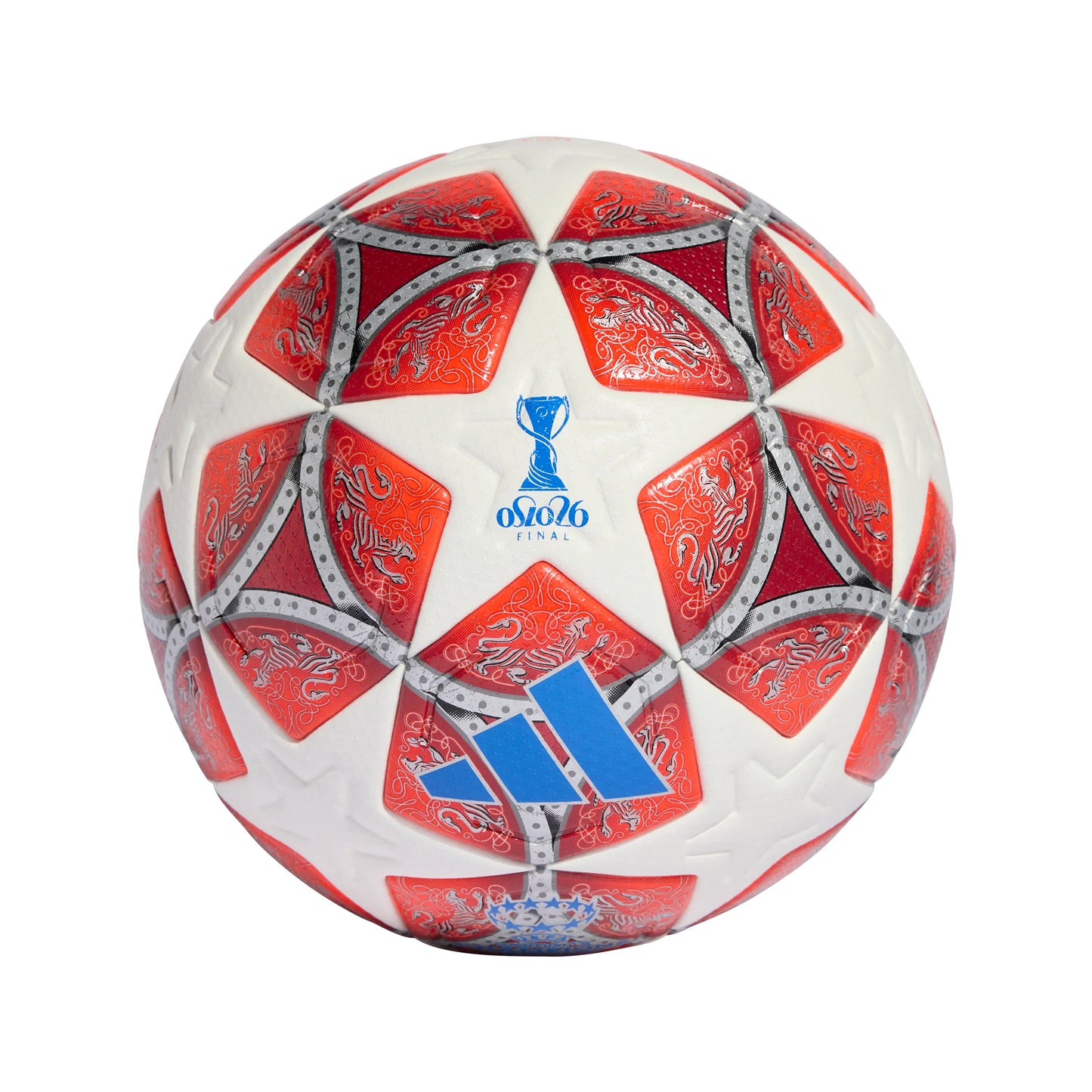 adidas UEFA Womens Champions League Pro Soccer Ball White Red