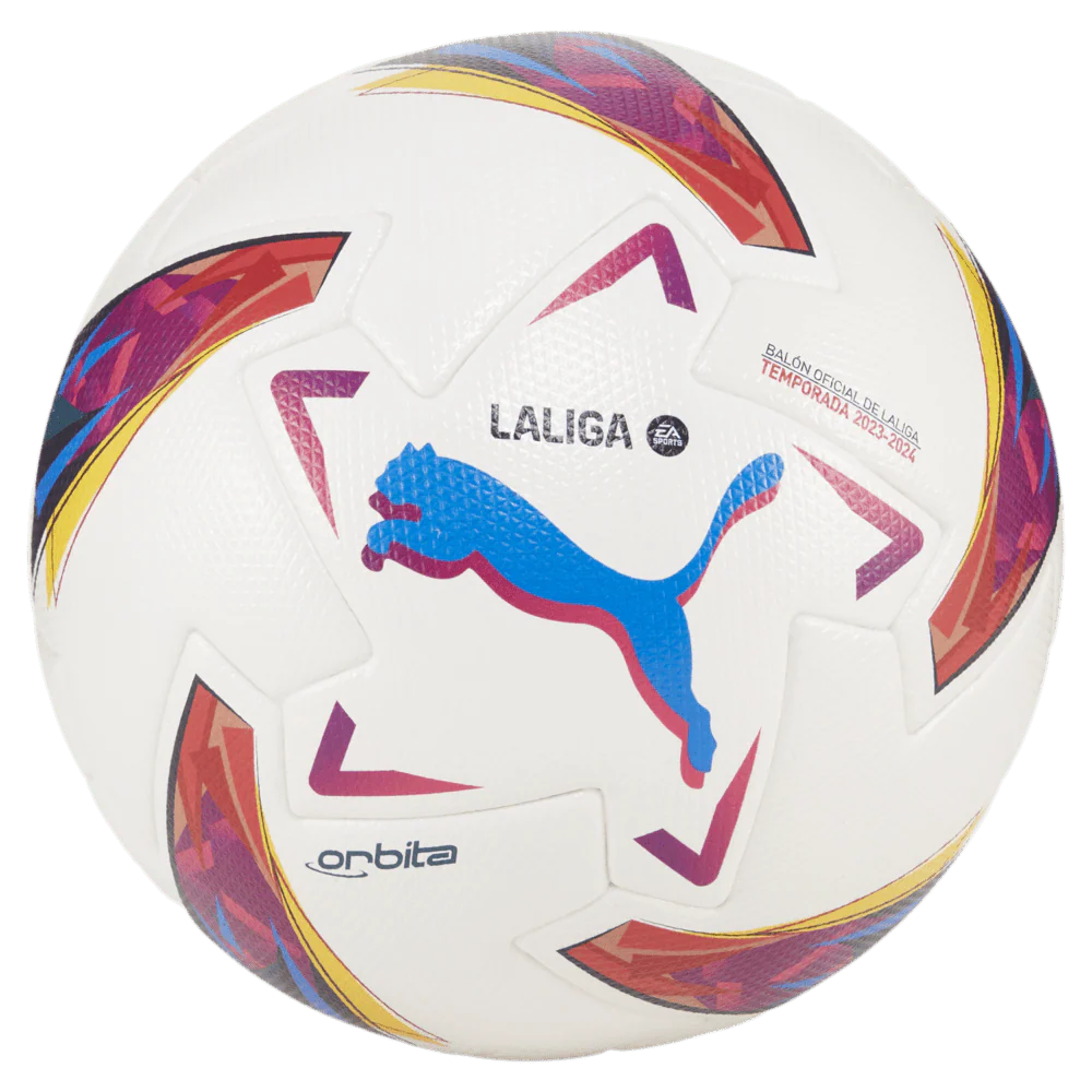 PUMA Orbita La Liga 1 FIFA Quality Pro Soccer Ball White Multi Color