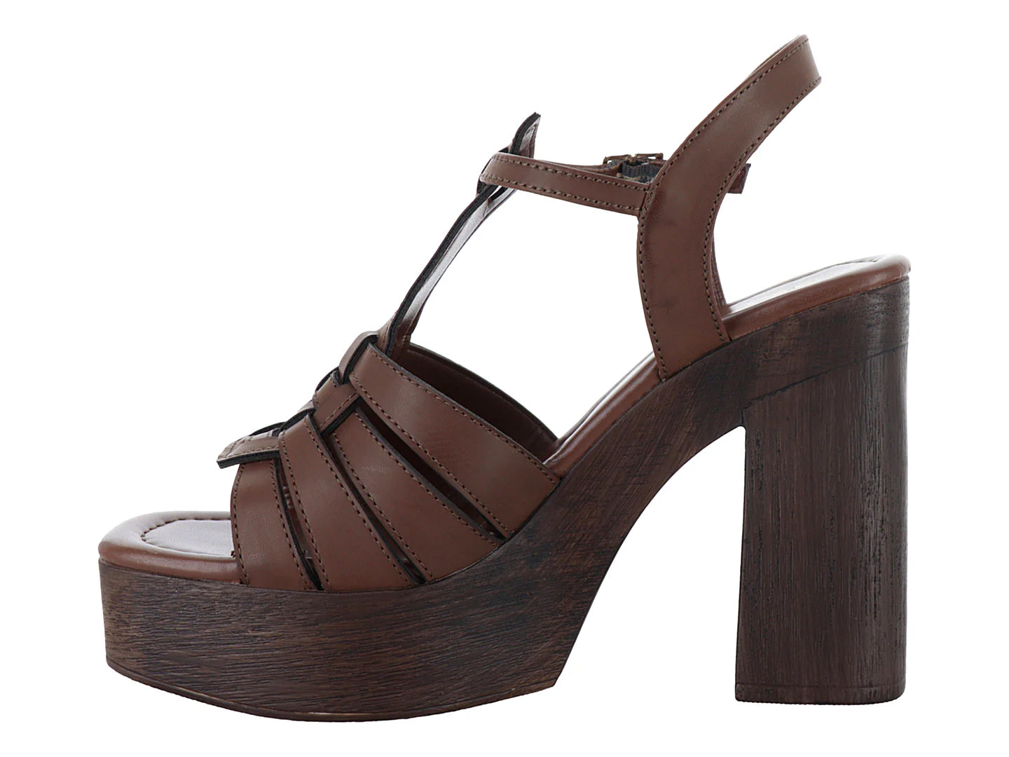 Sandalias Senties Café para Mujer