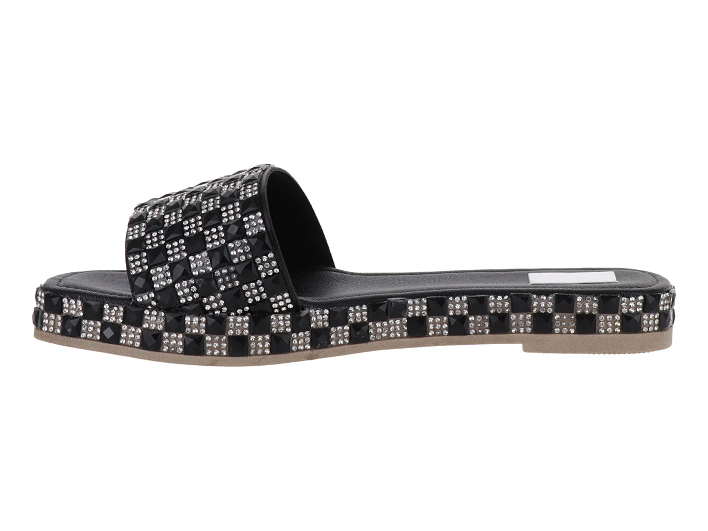 Sandalias Luna Rosa Negro Plata para Mujer
