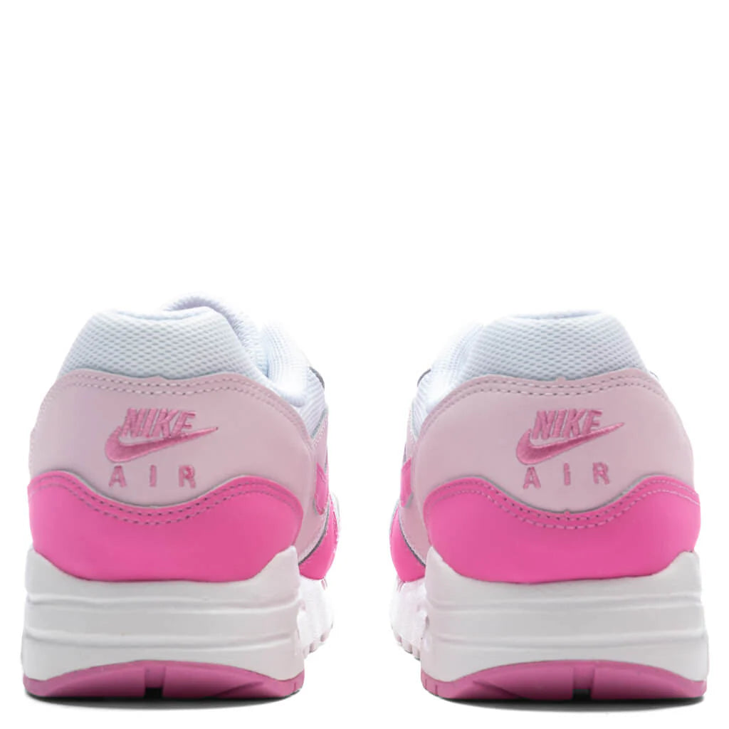 Air Max 1 (GS) - White/Playful Pink/Pink Foam