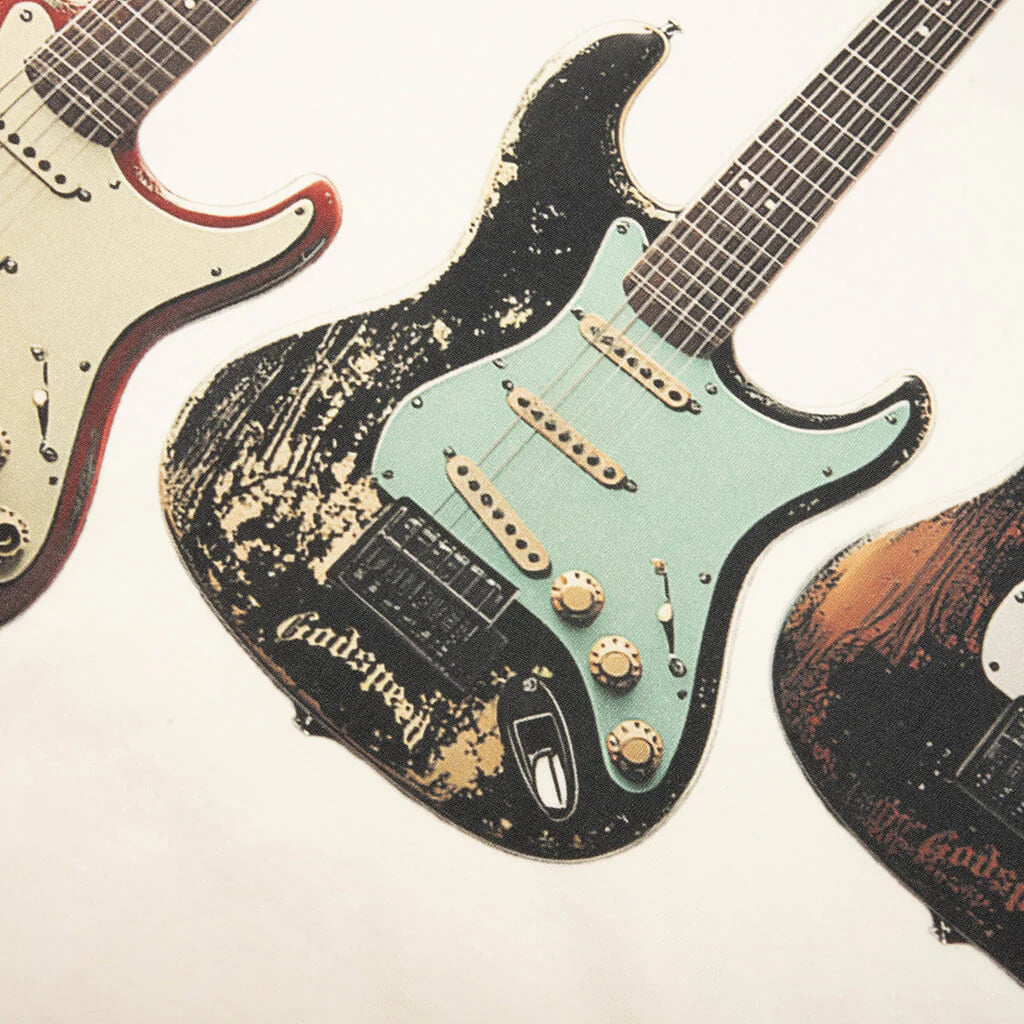 Guitar Heroes Studded Bone