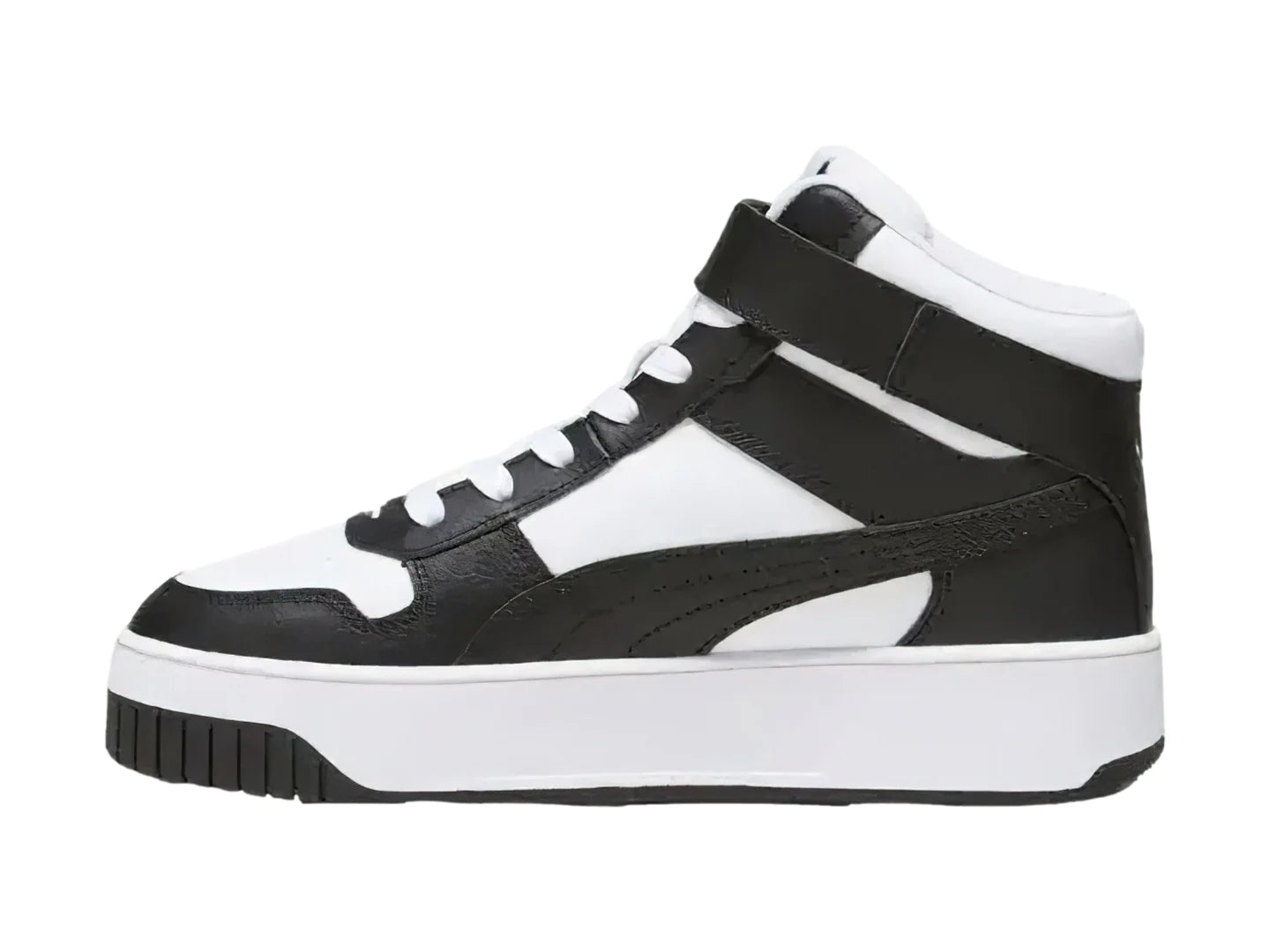 Tenis PUMA Carina Street Mid Blancos y Negros para Mujer