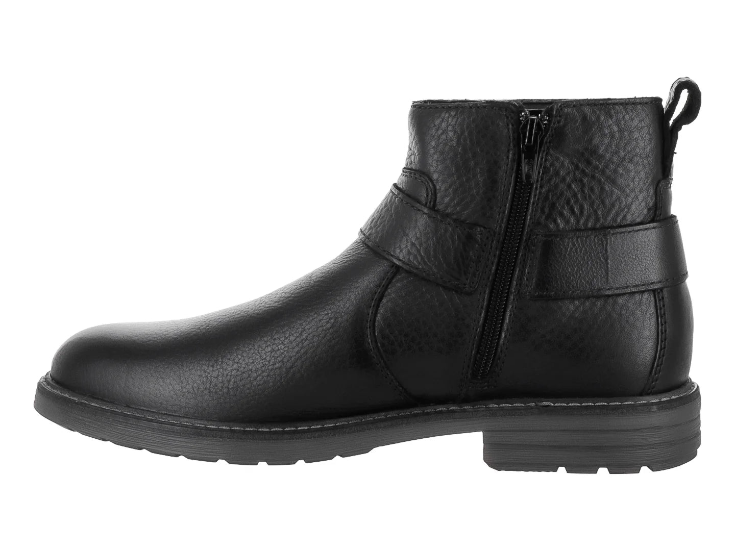 Botas Flexi de Cuero Negro para Hombre
