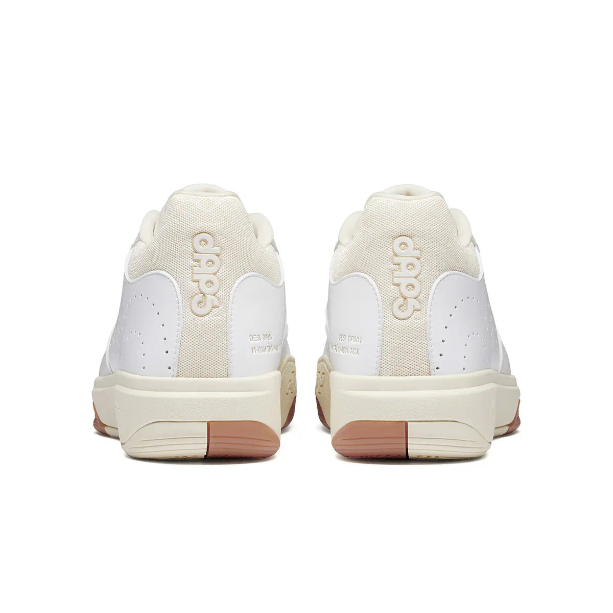 DAPS DESI Mid White Cream Mens Pickleball Shoes