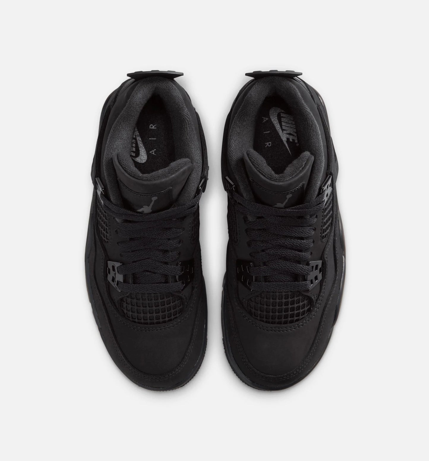 Air Jordan 4 Retro Black Cat Grade School Lifestyle Shoe Black Black Light Graphite Limit One Per Customer