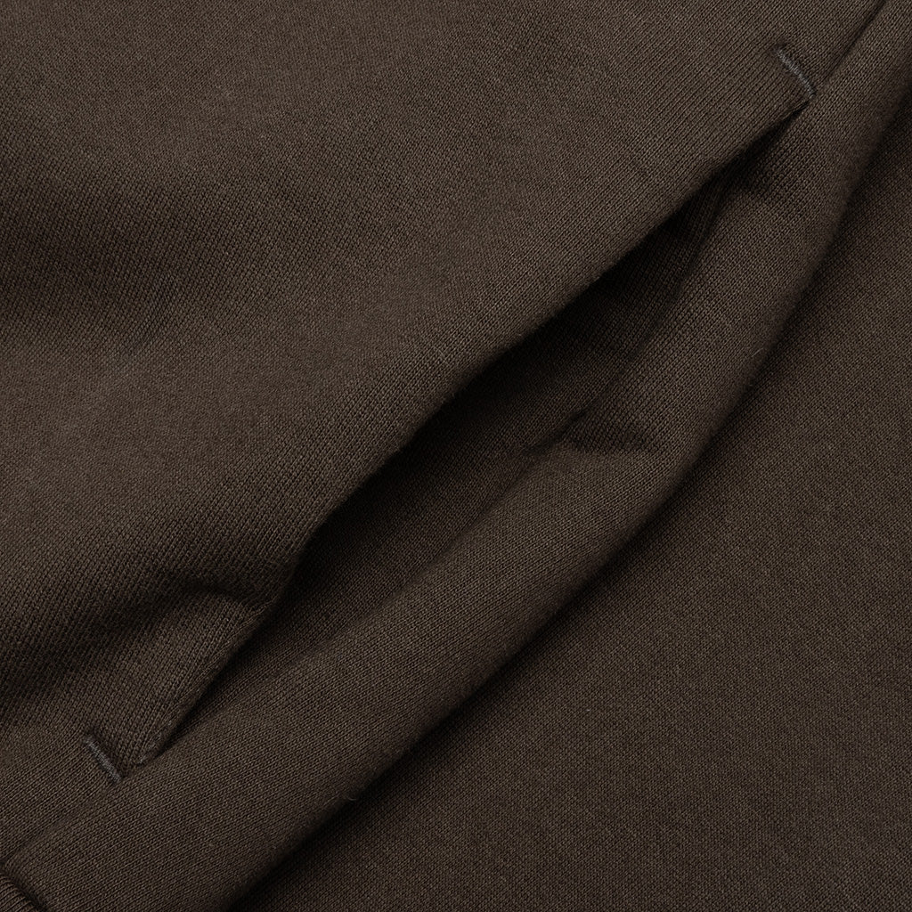 Heavy Fleece Fullzip Hoodie Brown