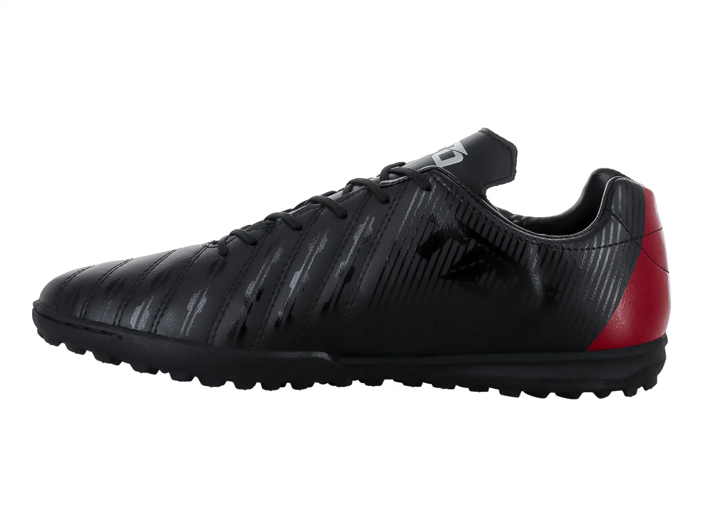 Tenis de Fútbol Leon Trucco Negro con Rojo para Hombre
