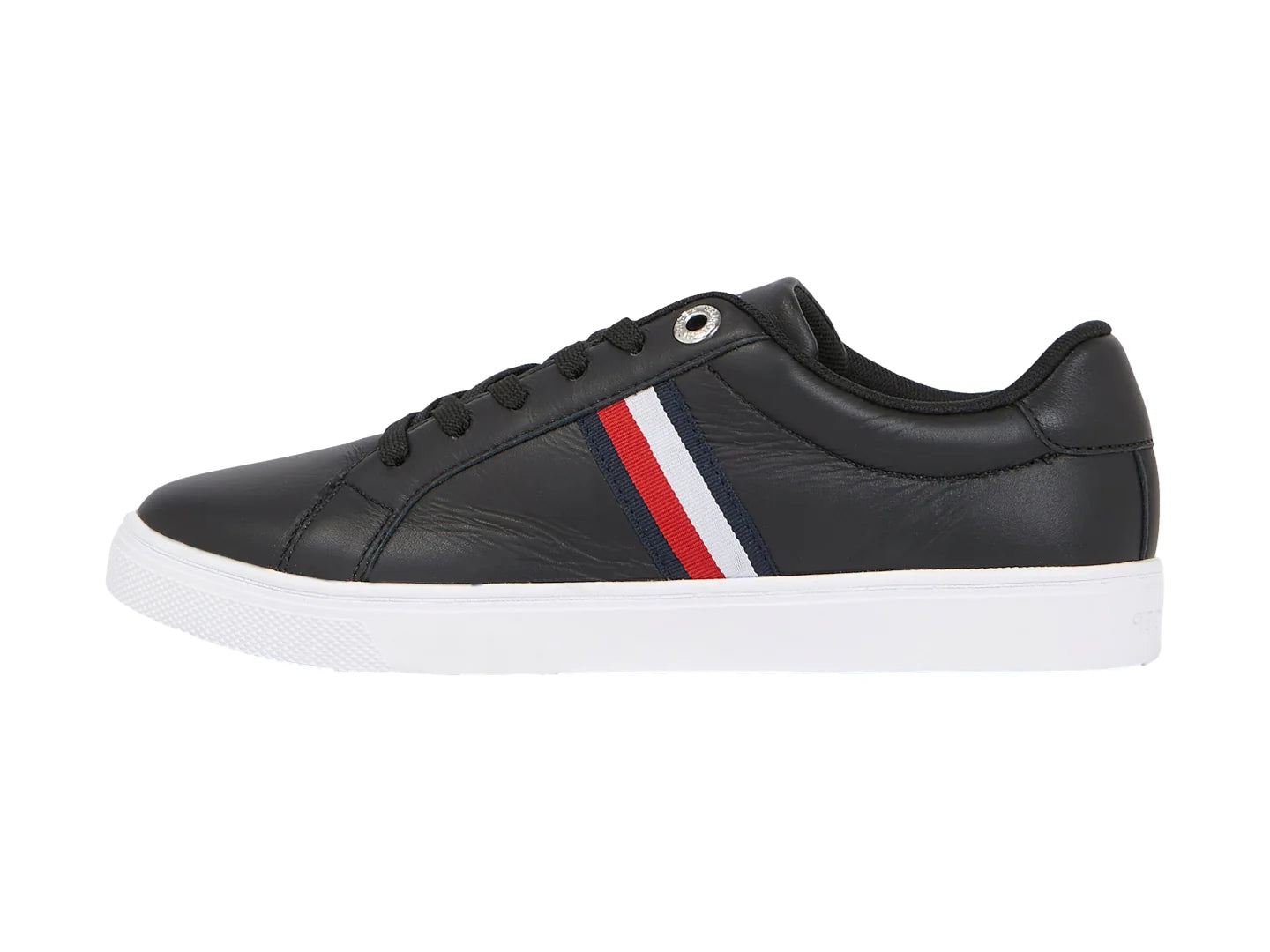 Tenis Tommy Hilfiger Essential Stripes Negro para Mujer