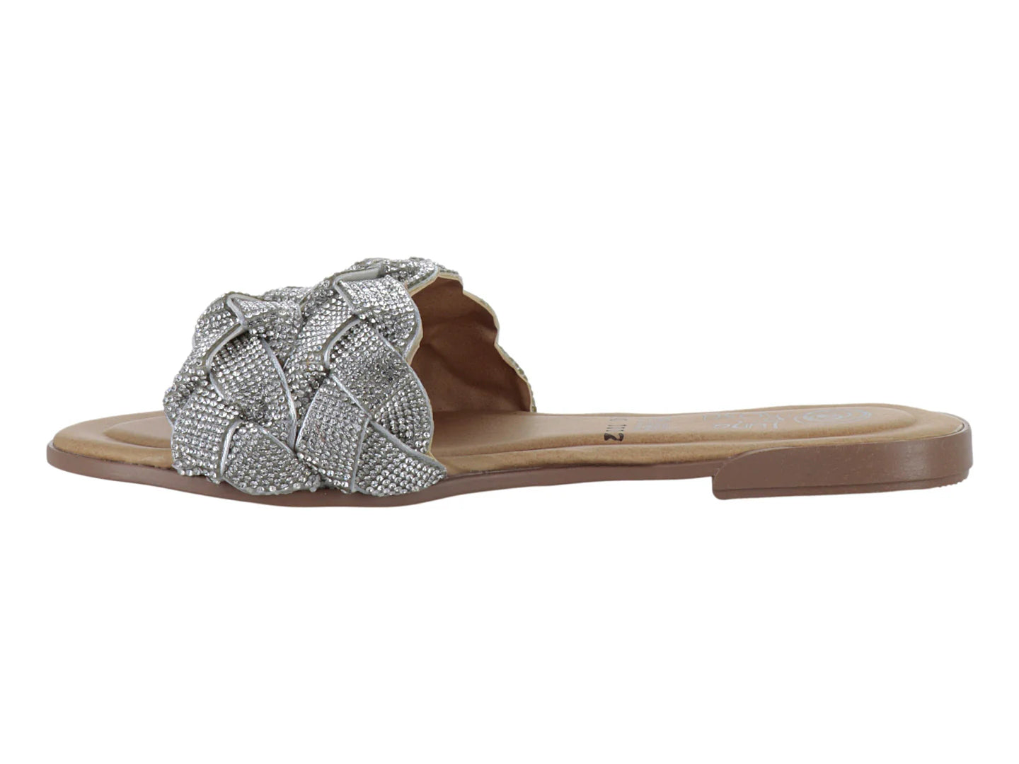 Sandalias Luna Rosa Color Plata para Mujer