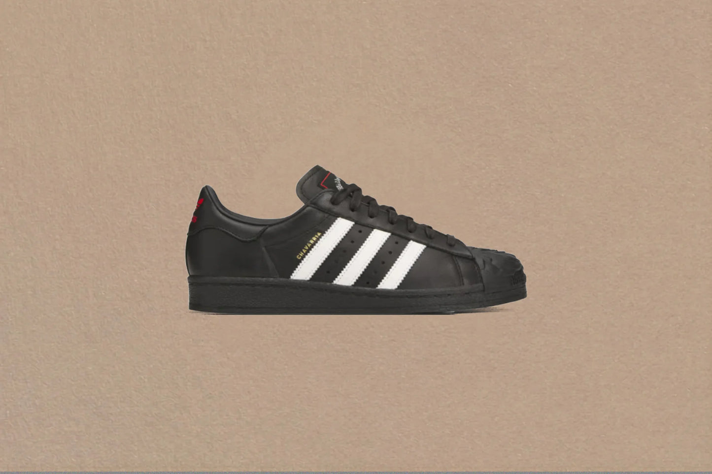 adidas Originals x Willy Chavarria Superstar Rose Core Black Off White Red