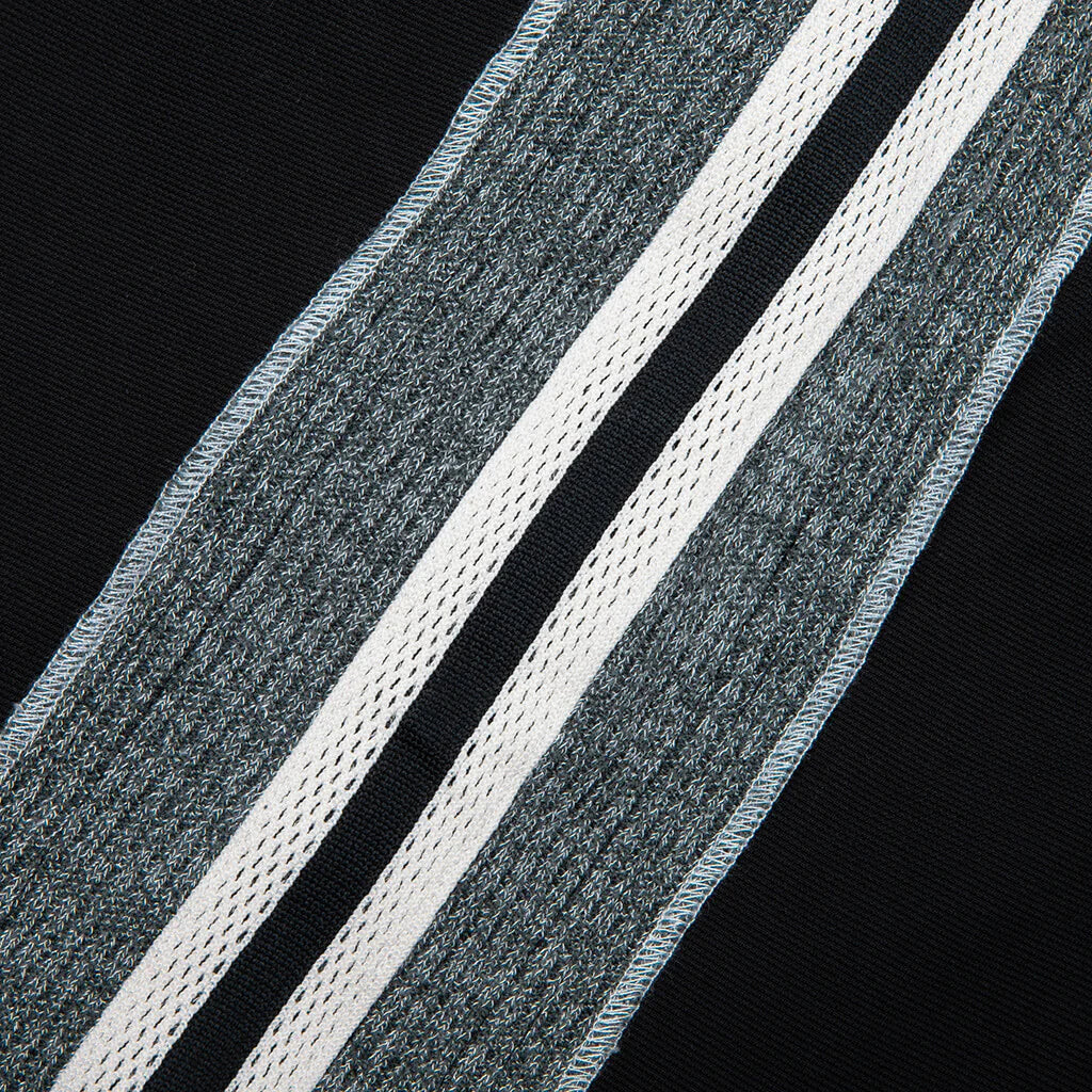 Knit Panel Pant Black Green