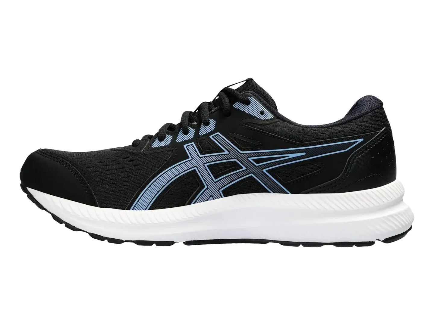 Tenis ASICS Gel Contend 8 Negro y Azul para Hombre