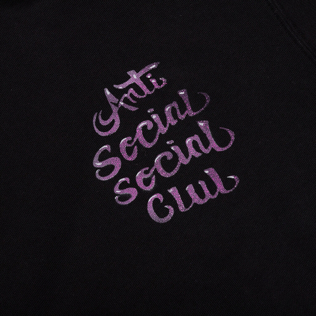 Airbrushed Hoodie Black
