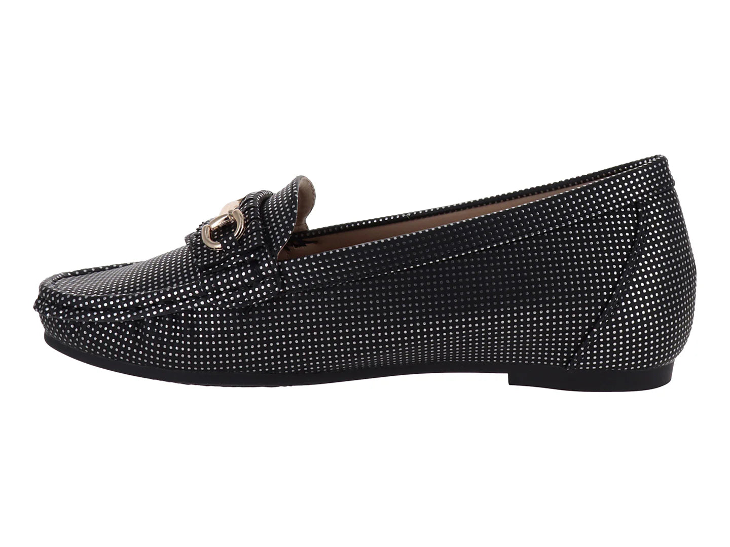 Zapatos Mocasines Roze Negros para Mujer