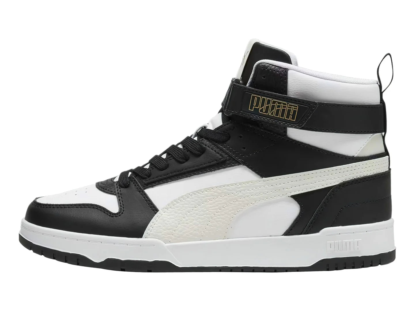Tenis PUMA RBD Game Blanco Negro y Gris para Hombre