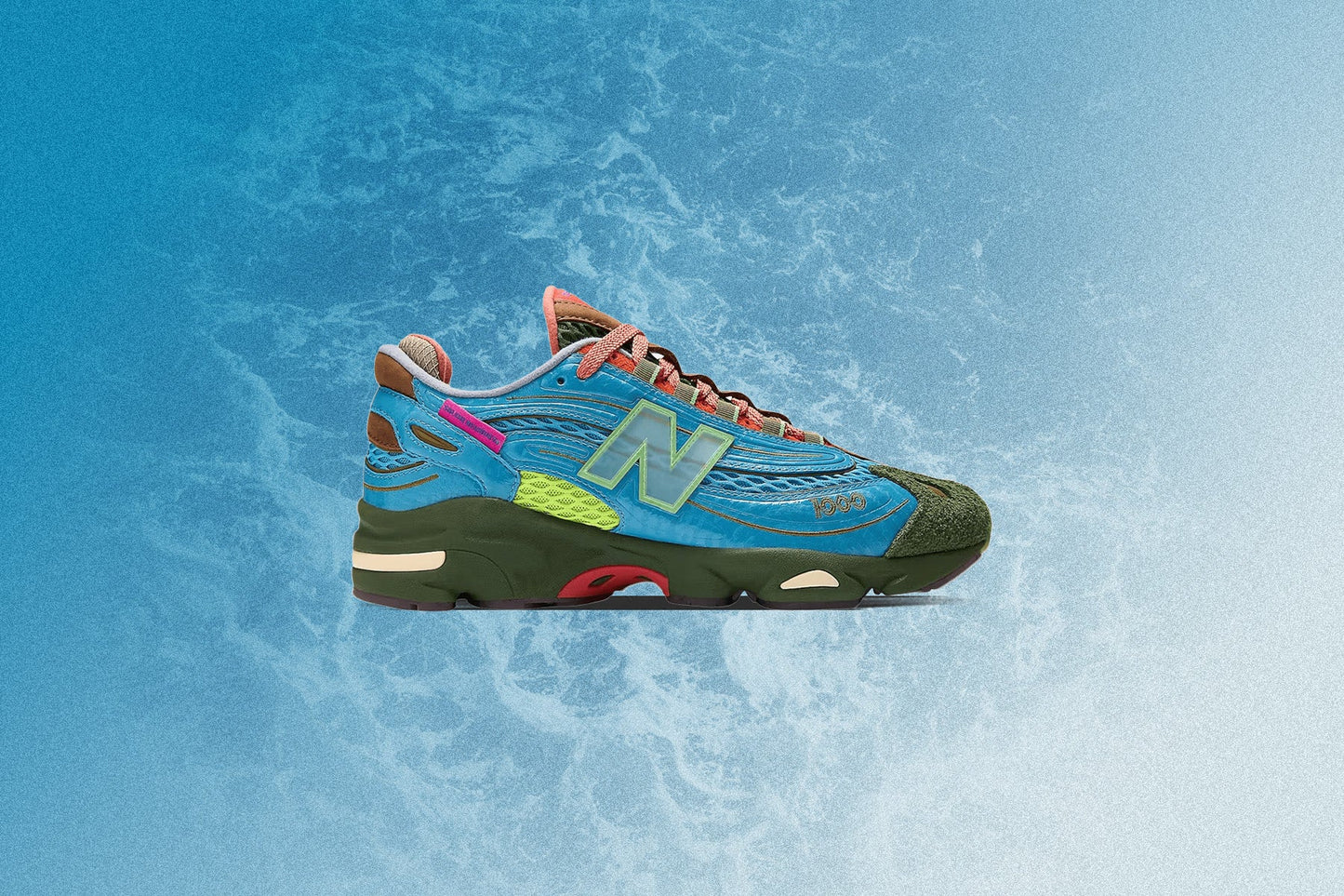 New Balance x Salehe Bembury 1000 Fog Be The Cloud Blue Douglas Fir